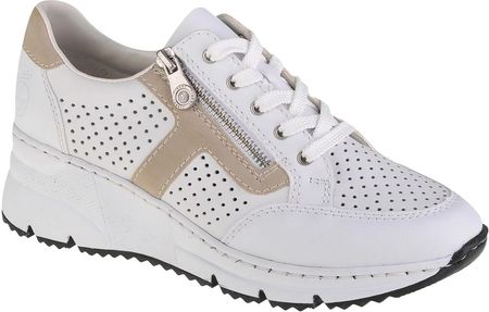 Rieker Sneakers N6304-80 : Kolor - Białe, Rozmiar - 41
