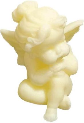 Anioł Aniołek cherubin siedząca zamyślona  dziewczynka Mini mydełka naturalne glicerynowe