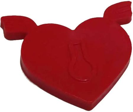 Mini mydełka serce z kłódką i skrzydłami na prezent na Walentynki