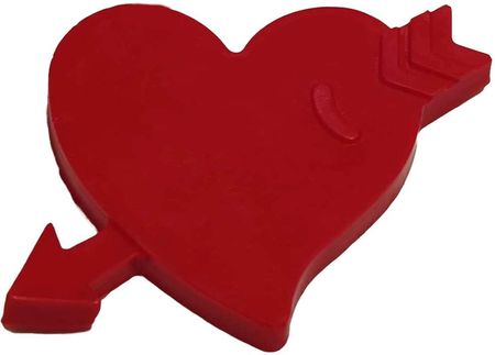 Mini mydełka serce ze strzałą na prezent na Walentynki