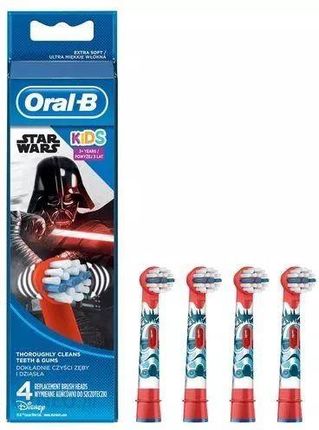 Oral-B Stages Power  Końcówki Do Szczoteczki Elektrycznej Dla Dzieci Star Wars 4szt.