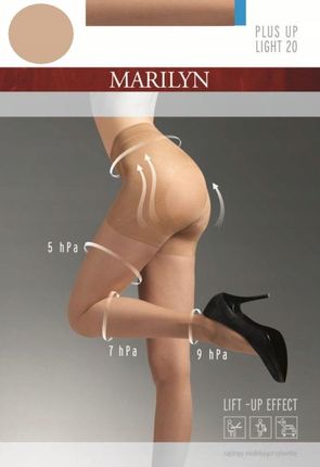 Rajstopy Wyszczuplające Modelujące Relaksujące Marilyn Plus Up 20 Den 2-S