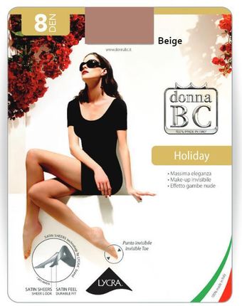 Donna BC Rajstopy Holiday 8dn - 4;beige