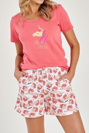 Piżama damska TARO 3112 Mila różowa (L)