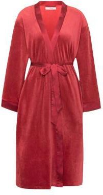 Szlafrok Triumph Robes Velour Robe Promocja - 36/38;Mannish Red