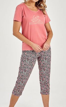 Piżama damska TARO 3095 Amara różowa (XL)