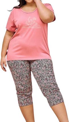 Piżama damska Plus Size TARO 3171 Amara różowa  (2XL)
