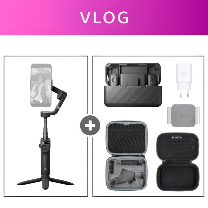 Dji Osmo Mobile 6 Vlog Combo - Slate Gray (CPOS0000021301+