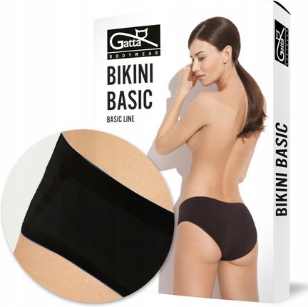 Majtki bezszwowe Gatta Bikini Basic Black XL