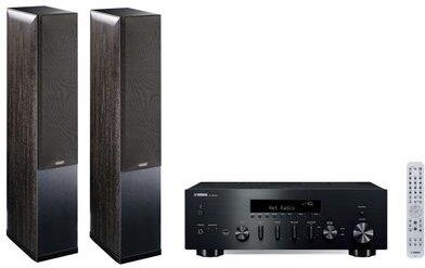 Yamaha stereo MusicCast R-N600A + INDIANA Line Nota 550X Czarny (RN600ACZ+NOTA550XCZ)