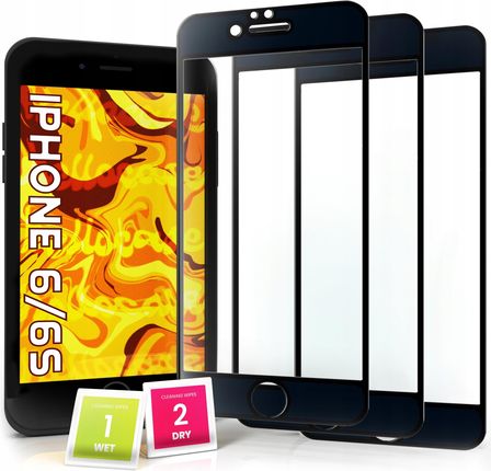 Hello Case 3-pak Szkło Hartowane Do iPhone 6 6s na cały ekran 9H ochronne 5D (ZESTAWSZKLOHARTOWANEIPHONE66S0474)