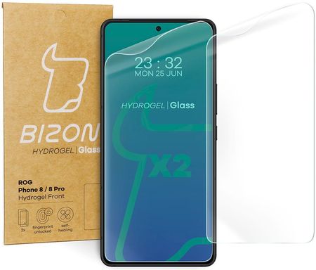 Bizon Folia Hydrożelowa Na Ekran Glass Front Do Asus Rog Phone 8 Pro 2 Sztuki (5904665342060)