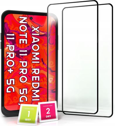 Hello Case 2-pak Szkło Hartowane do Redmi Note 11 Pro 5G/ 11 Pro+ 5G Na cały ekran 5D (SZKLOOCHRONNEHARTOWANESZKIEŁKOSZYBKA0449)