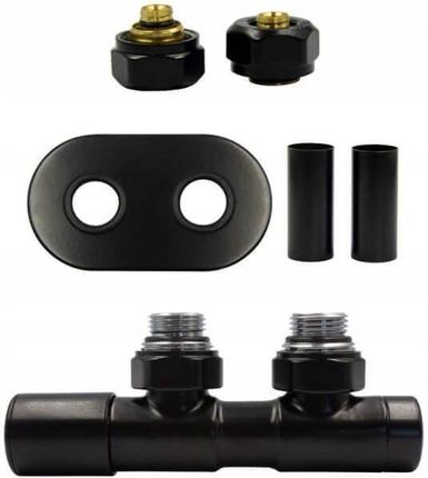 Varioterm Złączka Zaciskowa Gz x 1/2 Czarny Strukturalny Pex