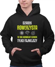 Dziadek rowerzysta to taki normalny dziadek, tylko fajniejszy - męska bluza na prezent