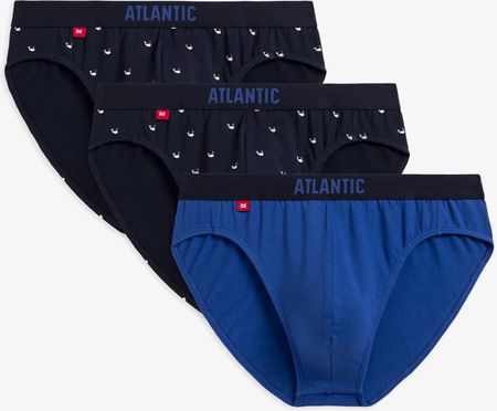 Slipy męskie Atlantic 3MP-158 gra/nie/gra (S)