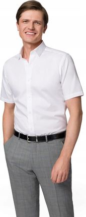 Koszula Biała Krótki Rękaw Meghan Lancerto XL