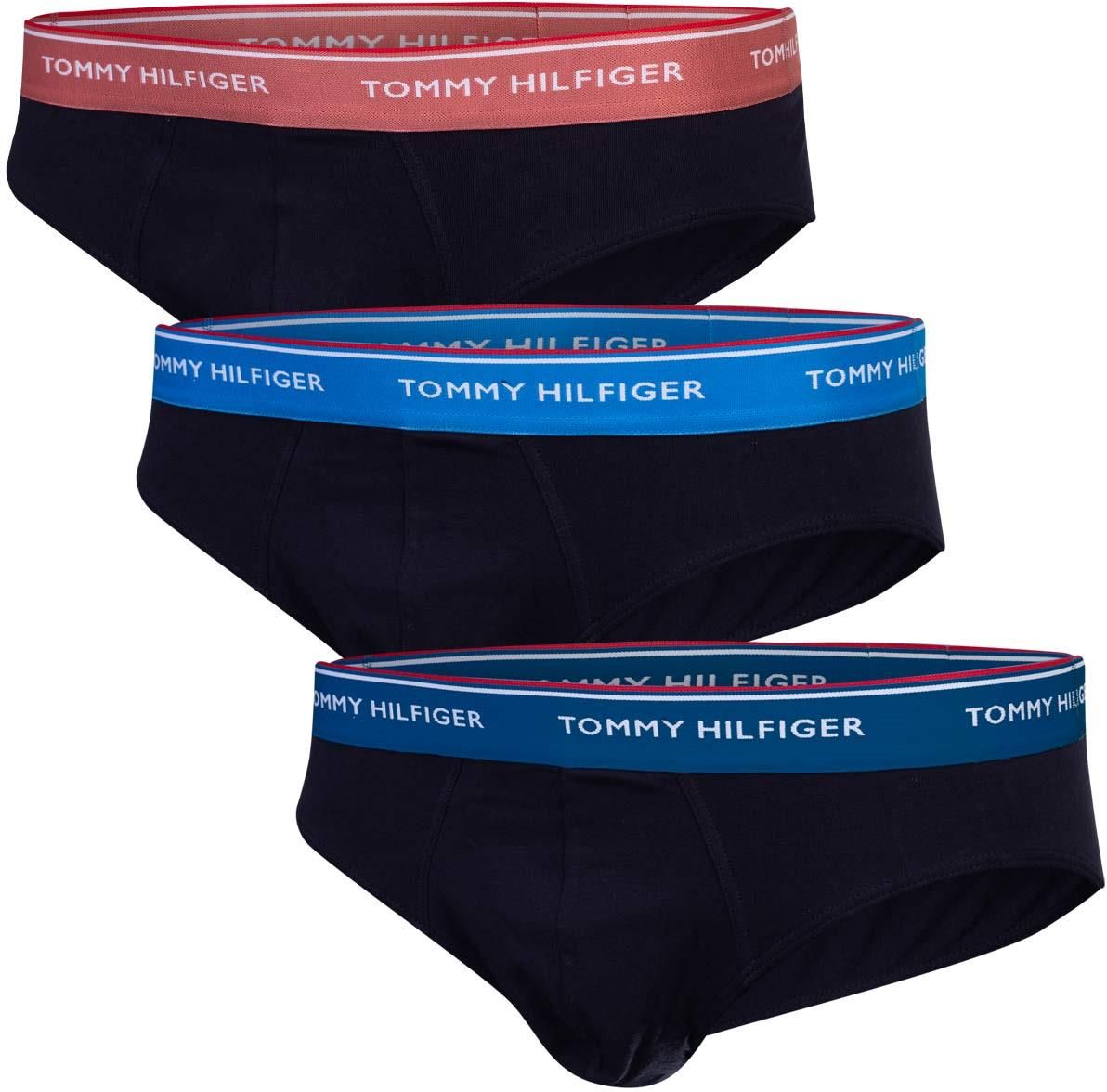 Tommy Hilfiger Majtki Męskie Slipy 3p Brief Wb Granatowe R.m - Ceny I 