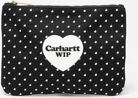 Carhartt WIP Canvas Graphic Zip Wallet Heart Bandana Print/ Black