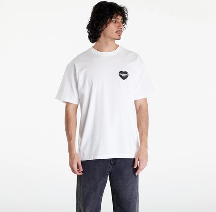 Carhartt WIP S/S Heart Bandana T-Shirt UNISEX White/ Black Stone Washed