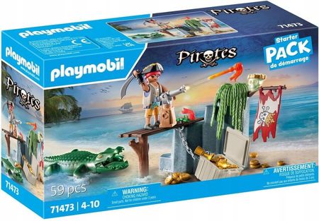 Playmobil 71473 Starter Pack Pirat Z Aligatorem