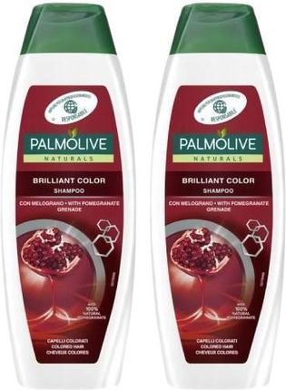 Palmolive Naturals Brilliant Color Szampon do włosów farbowanych 2x350ml