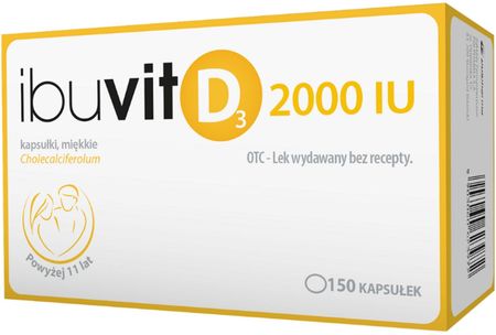 Ibuvit D3 2000 IU 150 kaps.