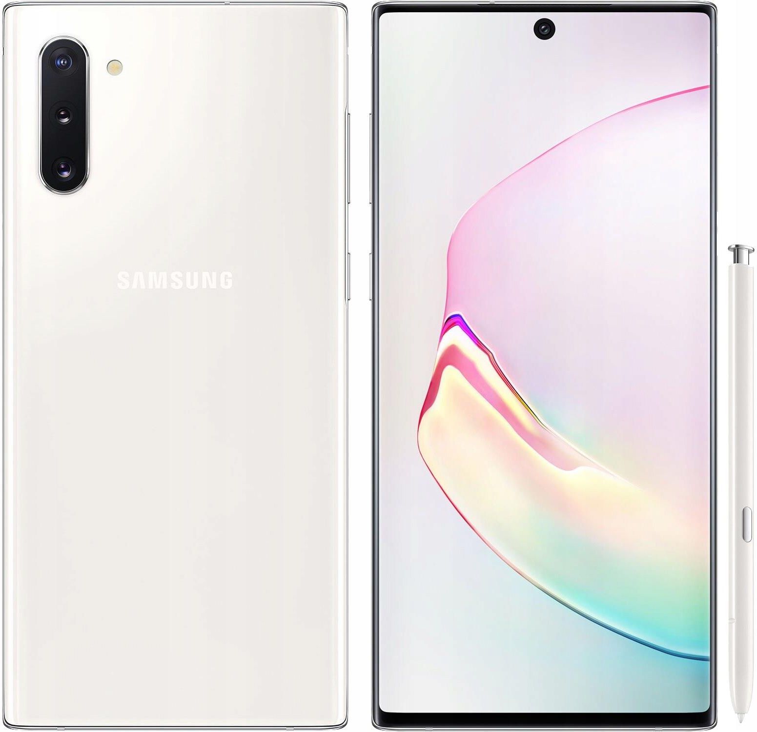 Nowy Samsung Galaxy Note 10 SM-N970 8/256Gb Biały - Cena