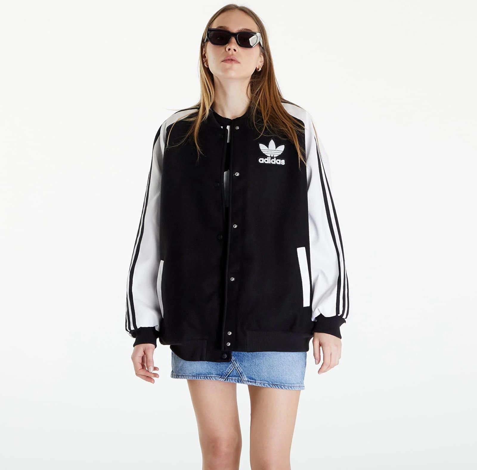 Adidas Sst Oversized Vrct Jacket White/ Black - Ceny I Opinie - Ceneo.pl