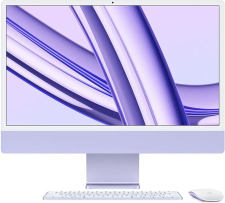 Apple iMac 24" M3 (8-core CPU, 10-core GPU) 24GB RAM 2TB SSD - Fioletowy (Z19Q/A/R2/D2)