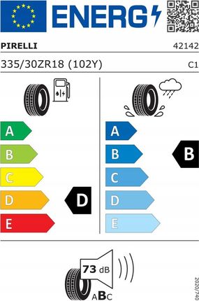 Pirelli P Zero Corsa Asimmetrico Pzc2A 335/30R18 102Y - zdjęcie 2