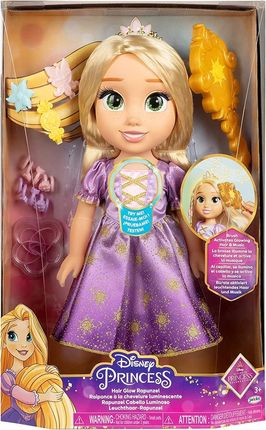 Jakks Pacific Lalka Z Akcesoriami Disney Princess Magic In Motion Hair Glow Rapunzel 39Cm