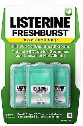 Listerine Freshburst Listki Odświeżające 3x24szt. (4YG5TF)