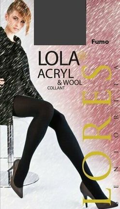 Lores Rajstopy Acryl Lola - 3;fumo