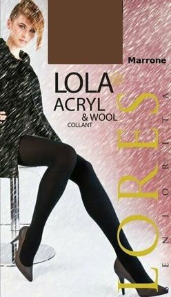 Lores Rajstopy Acryl Lola - 4;marone