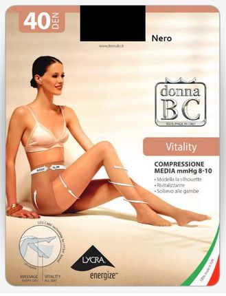 Donna BC Rajstopy Vitality 40dn - 6;nero