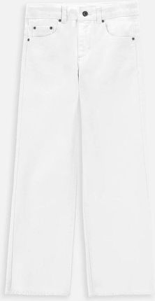Spodnie jeansowe białe z kieszeniami