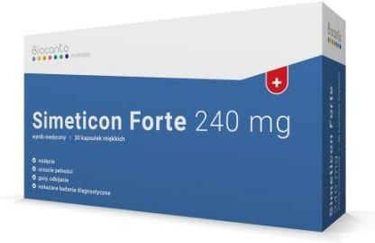 Simeticon Forte 240 mg 30kaps. - Opinie i ceny na Ceneo.pl