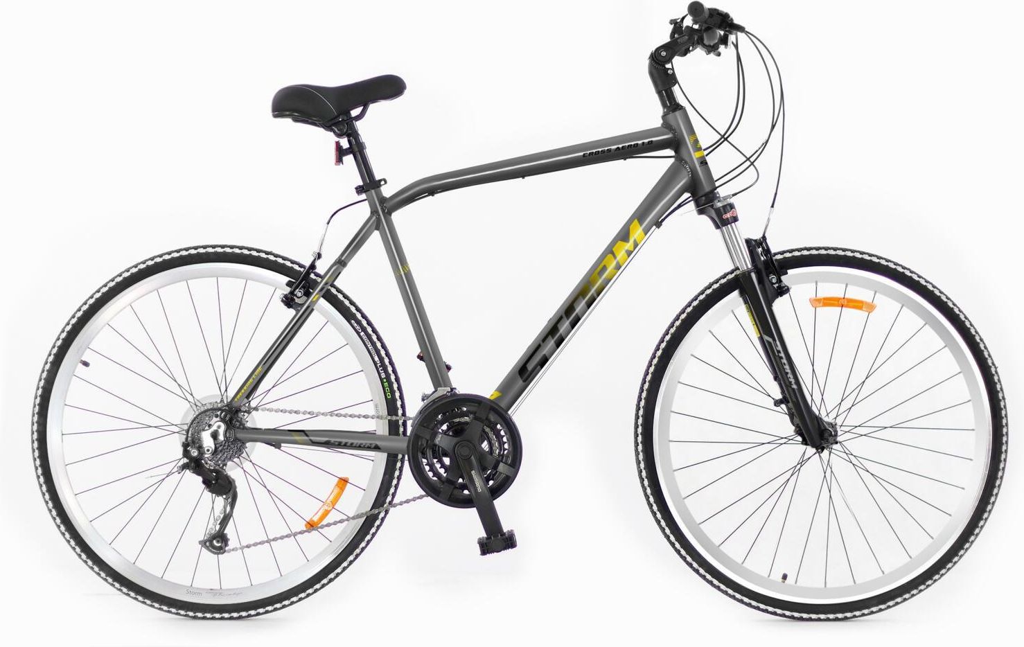 фото Велосипед міський Storm Cross Aero 1.0 28 2024 Grey