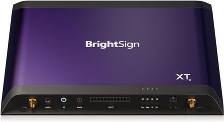 BrightSign XT2145 8K Multiplex I/O Player | Odtwarzacz reklamowy Digital Signage 8K 60p, 2x HDMI, HTML5, PoE+, USB, RS-232
