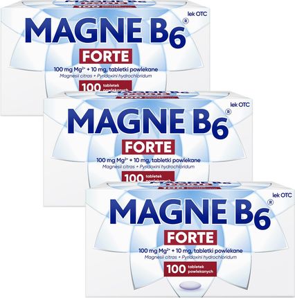 Magne B6 Forte 3 x 100 tabletek