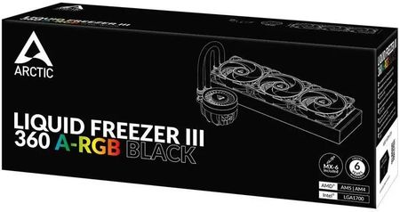 Chłodzenie wodne Arctic Liquid Freezer III 360 A-RGB Black