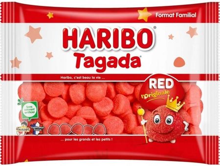 Haribo Tagada Red Originale Żelki Truskawki 400g