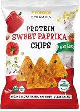 Zdjęcie Popcrop Produkty Niebieska Kukurydza Chipsy Proteinowe O Smaku Słodkiej Papryki Bezglutenowe 60g - Szczecin