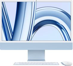 Zdjęcie Apple iMac 24" M3 (8-core CPU, 10-core GPU) 16GB RAM 512GB SSD - Niebieski (MQRR3ZE/A/R1) - Tarczyn