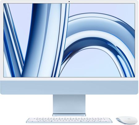 iMac 2021 M1 ブルー　8GB 512GB Apple iMac 24 M1/8GB/512GB/8-core CPU+8-core GPU/Niebieski