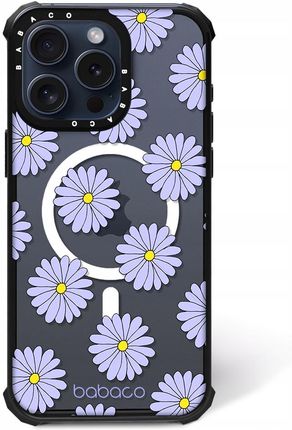 Babaco Etui Do Apple Iphone 13 Pro Max Kwiaty 021 Magsafe Przeźroczysty
