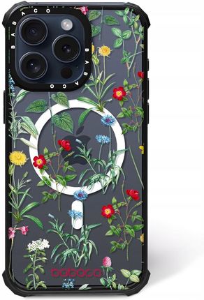 Babaco Etui Do Apple Iphone 13 Pro Max Kwiaty 042 Magsafe Przeźroczysty