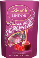 Zdjęcie Lindt Lindor Praliny Cukierki Raspberry Cream Cornet Malinowy Krem 200g - Kalwaria Zebrzydowska
