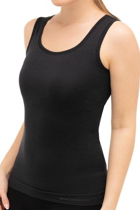 Koszulka damska bez rękawów Brubeck TA1017W czarna (3XL)